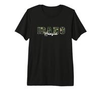 Hansen Idaho Camo Novelty Graphic Souvenir Premium T-Shirt
