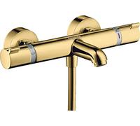 Hansgrohe Thermostatic Shower Mixer Ecostat Polished gold Optic 13114990