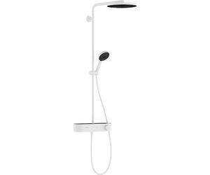 Hansgrohe 24220700 Pulsify S Showerpipe 260 1jet with ShowerTablet Select 400, matt White, Head Shower: 1 Spray