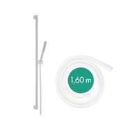 hansgrohe 24382700 Pulsify S Set 100 1jet EcoSmart with Shower bar 90 cm, Matt White