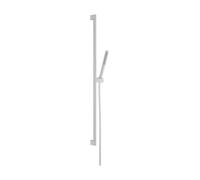 hansgrohe 24383700 Pulsify S Set 100 1jet EcoSmart+ with Shower bar 90 cm, Matt White
