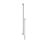 Hansgrohe 24403000 Unica bar E Puro 90 cm with Easy Slide Hand Holder and Isiflex Hose 160 cm, Chrome, Shower Rail 90cm