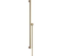 hansgrohe 24403140 Unica E Puro 90 cm with Easy Slide Hand Shower Holder and Isiflex Shower Hose 160 cm Brushed Bronze Shower Rail