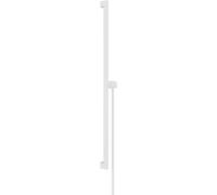 hansgrohe 24403700 Unica E Puro 90 cm with Easy Slide Hand Shower Holder and Isiflex Shower Hose 160 cm Matte White