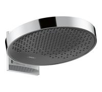 hansgrohe 26230000 Rainfinity Overhead Shower 360, 1 Spray with wall connector, Chrome