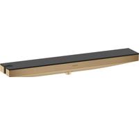 Hansgrohe 26843140 Rainfinity Wall Outlet Porter 500 Shelf, Brushed Bronze, Shower Holder Left
