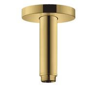 hansgrohe 27393990 S 10 cm Polished Gold Optic Ceiling Connector