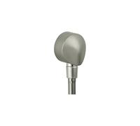 Hansgrohe 27458823 Wall Supply Elbow with Check Valve, Brushed Nickel, .5