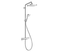 hansgrohe 27630000 Croma E Thermostatic Shower System 280, 1 Spray, Chrome