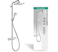 hansgrohe Croma E Showerpipe 280 EcoSmart with Thermostatic Mixer Shower Chrome - 27660000