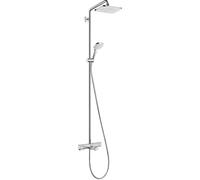 Hansgrohe Croma E - Showerpipe 280 1jet chrom mit Wannenthermostat