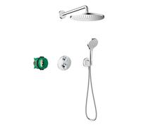 hansgrohe 27954000 Croma 280 1-Jet with Ecostat S Chrome Shower System