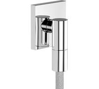 hansgrohe 28883000 FixFit Fine E Wall Outlet with Non-Return Valve, Chrome