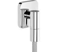 hansgrohe 28884000 FixFit Fine Q Wall Outlet with Non-Return Valve, Chrome