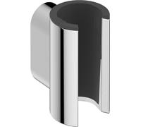 hansgrohe Porter Fine 28885000 Shower Head Holder for Shower Hoses with Conical Nut, Hand Shower Holder, Chrome