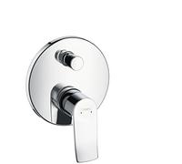 Hansgrohe 31487000 Metris Manual Round Bath Mixer, Chrome, Silver