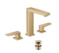 Hansgrohe 3 Hole Basin Tap Metropol Brushed bronze 185 mm 32515140