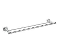 hansgrohe 41712000 Logis Universal Double Towel Holder Bathroom Accessories, Chrome