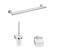 hansgrohe 41727000 Logis Universal Bathroom Accessories Set, 3 Pieces, Chrome