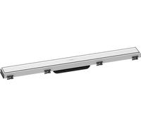 hansgrohe 56037450 RainDrain Match 700 Shower Drain Set with Height-Adjustable Frame White Complete Channel, 70 cm