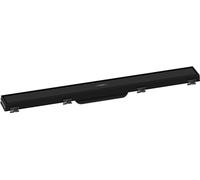 Linear Shower Drain Hansgrohe RainDrain Match 700mm with height adjustable frame Black Mat