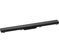 hansgrohe 56038610 RainDrain Match Shower Drain 800 with Height-Adjustable Frame Black Complete Set Channel, 80 cm
