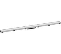 hansgrohe 56042700 RainDrain Match Complete Set Shower Drain 1200 with Height-Adjustable Frame Matt White Channel, 120 cm
