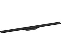 hansgrohe 56046670 RainDrain Flex Complete Set Shower Drain 1000 Can Be Shortened Matte Black Channel, 100 cm