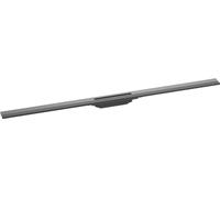 Linear Shower Drain Hansgrohe RainDrain Flex 1200mm cuttable Brushed Black Chrome