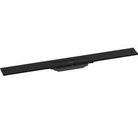 Linear Shower Drain Hansgrohe RainDrain Flex 800mm cuttable Black Mat