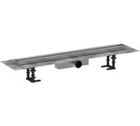 hansgrohe 56179000 RainDrain Compact Complete Set Shower Drain 800 Can be Tiled for Standard Installation, Clear, 80cm / befliesbar