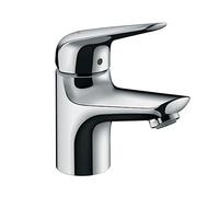 Hansgrohe 71021000 Novus Einhebel-Waschtischmischer 70 ohne Ablaufgarnitur Chrom Fittings, Chrome, Auslaufhöhe 70mm
