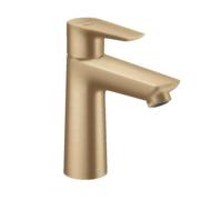 hansgrohe 71713140 Talis E 110 CoolStart Single-Lever Washbasin Mixer Tap with Pop-Up Waste Fitting Brushed Bronze, spout Height 110 mm