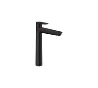 hansgrohe 71717670 Talis E Single-Lever Washbasin Mixer Tap 240 Without Drain Fitting Matt Black, spout Height 240 mm