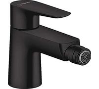 hansgrohe 71720670 Talis E Einhebel-Bidetmischer mit Zugstangen-Ablaufgarnitur Mattschwarz Single Lever Bidet Mixer tap, Matte Black