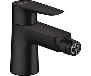hansgrohe 71720670 Talis E Einhebel-Bidetmischer mit Zugstangen-Ablaufgarnitur Mattschwarz Single Lever Bidet Mixer tap, Matte Black