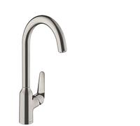 Hansgrohe Kitchen Mixer Tap M42 Stainless Steel Finish 71802800