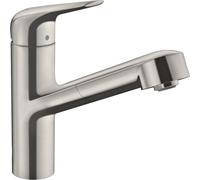Hansgrohe Pull Out Kitchen Tap M42 Stainless Steel Finish 71814800