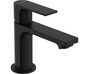 hansgrohe 72587670 Rebris E Single Lever Basin Mixer 80 CoolStart EcoSmart+ with pop-up Waste Set, Water-Saving 4 l/min, spout Height 84 mm