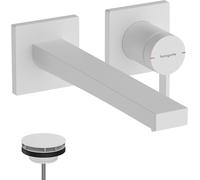 Hansgrohe 73051700 Tecturis E Single Lever Wall-mounted Basin Mixer, Matt White