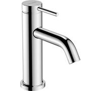 Hansgrohe 73301000 Tecturis S Single Lever Basin Mixer 80 CoolStart EcoSmart+ Without Waste Set, Chrome, spout Height 80mm