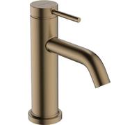 Single Hole Mixer Tap Hansgrohe Tecturis S CoolStart Start/Stop 80mm Brushed bronze