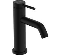 Hansgrohe 73313670 Tecturis S Pillar tap 80 EcoSmart+ with Lever Handle for Cold pre-Adjusted Water Without Waste Set Single Basin Mixer, matt Black, spout Height 80mm