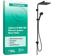 Shower Column Hansgrohe Activera Q Reno 290 x 180 mm Black Mat 28757670