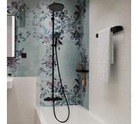 hansgrohe Activera S 240 EcoSmart+ Bar Mixer Shower Bath Filler Bathroom Black