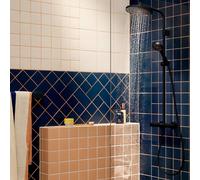 hansgrohe Activera S 240 EcoSmart+ Dual Bar Mixer Shower, Ecostat Bathroom Black