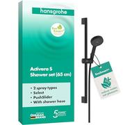 Shower Set Hansgrohe Activera Select S EcoSmart+, 65cm shower rail, 2 jets 95 mm Black Mat 28045670