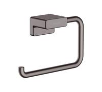 Hansgrohe AddStoris 7-inch -Towel Ring in Brushed Black Chrome 41754340