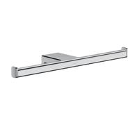 Hansgrohe AddStoris Bathroom Double Toilet Roll Holder Chrome Wall Mounted