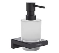Hansgrohe AddStoris Bathroom Liquid Soap Dispenser Black Wall Mounted Modern